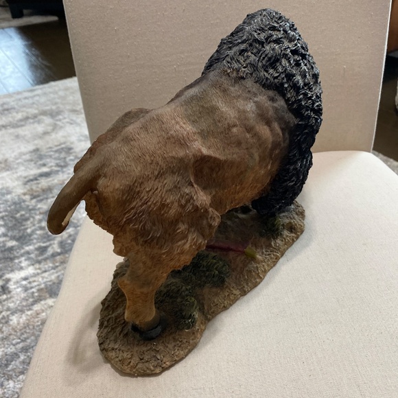 American large Buffalo Bison Resin statue figurine sculpture animal Western - Picture 4 of 8